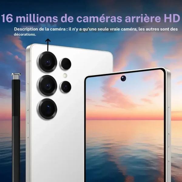 FUFFI 6.8 Inch Smart Phone, 4G Network Unlocked Phone with Stylus, Android 12.0 Version Phone with 4G RAM, 8+16MP Pixel-Phone, Dual Card Phone – Image 2