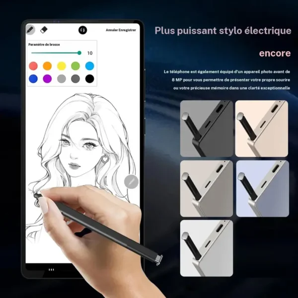 FUFFI 6.8 Inch Smart Phone, 4G Network Unlocked Phone with Stylus, Android 12.0 Version Phone with 4G RAM, 8+16MP Pixel-Phone, Dual Card Phone – Image 6