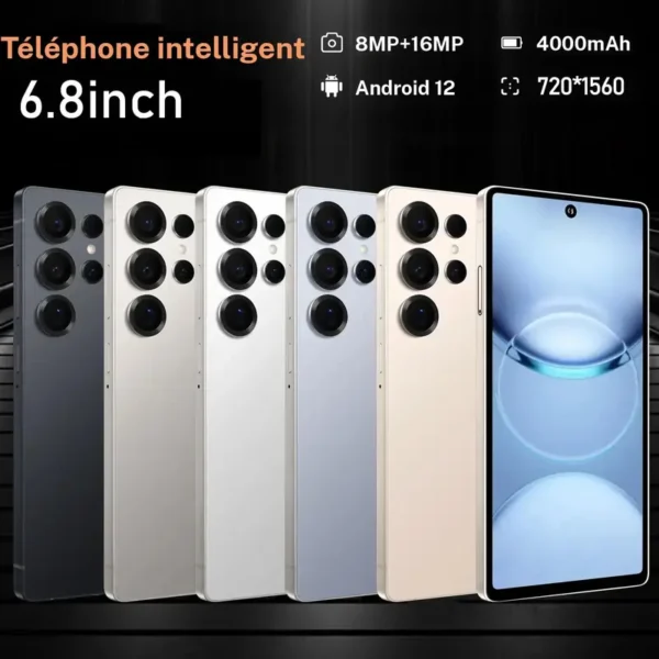 FUFFI 6.8 Inch Smart Phone, 4G Network Unlocked Phone with Stylus, Android 12.0 Version Phone with 4G RAM, 8+16MP Pixel-Phone, Dual Card Phone – Image 3